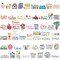 Wrapables Waterproof Vinyl Stickers for Water Bottles, Laptop, Phones, Skateboards, Decals for Teens, 110pcs Teachers Rule